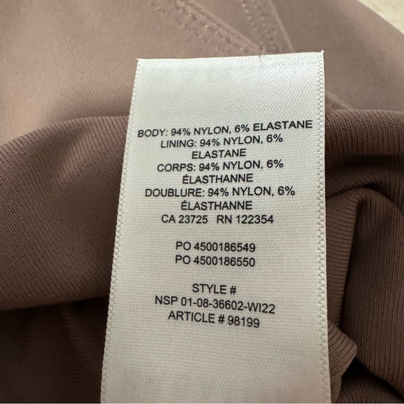 Aritzia Babaton Brown Contour V-neck Romper Size Small - Picture 9 of 9